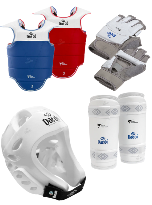 protecciones de taekwondo wt - Club de la lucha