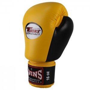 Guantes boxeo Twins BGVL3 amarillo negro