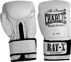 Guantes boxeo Charlie Bat-X blanco