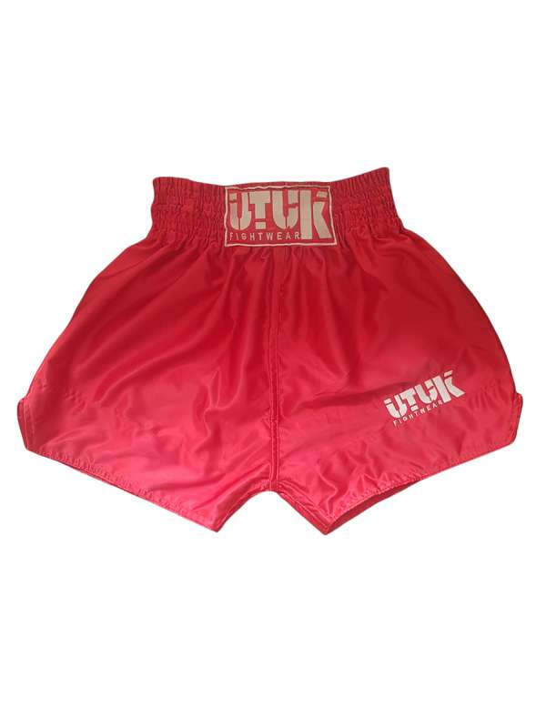 Pantalones muay thai Utuk top rojo