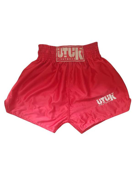 Pantalones muay thai Utuk top rojo
