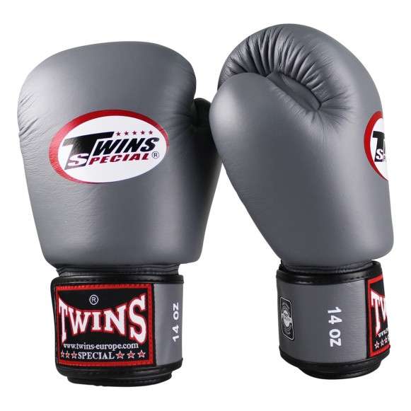 Guantes boxeo Twins BGVL3 gris