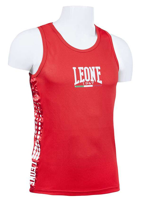 Camiseta de tirantes Leone AB726 roja