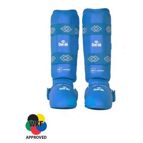 Espinilleras kumite Daedo WKF azules