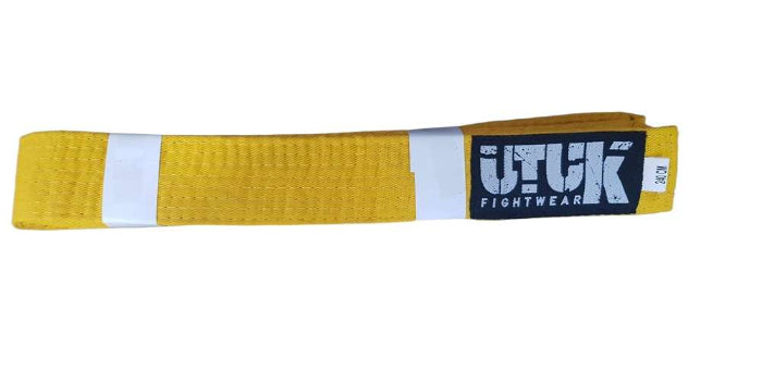 Cinturón artes marciales Utuk amarillo