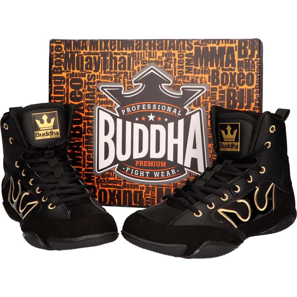 Botas boxeo Buddha epic negras mate