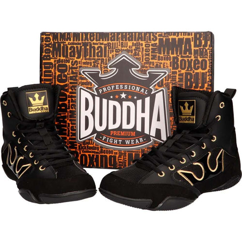 Botas boxeo Buddha epic negras mate
