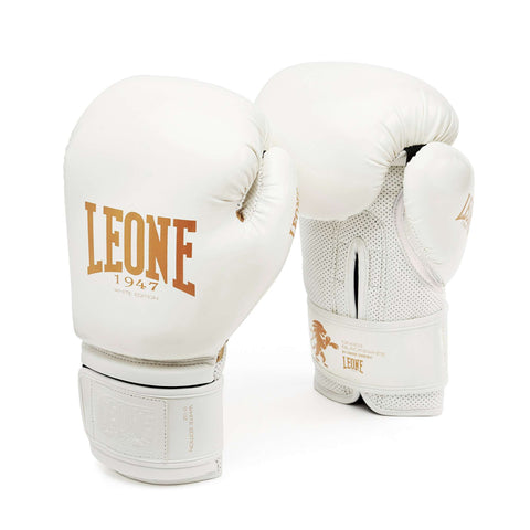 Guantes boxeo Idol  Leone GN059 blancos