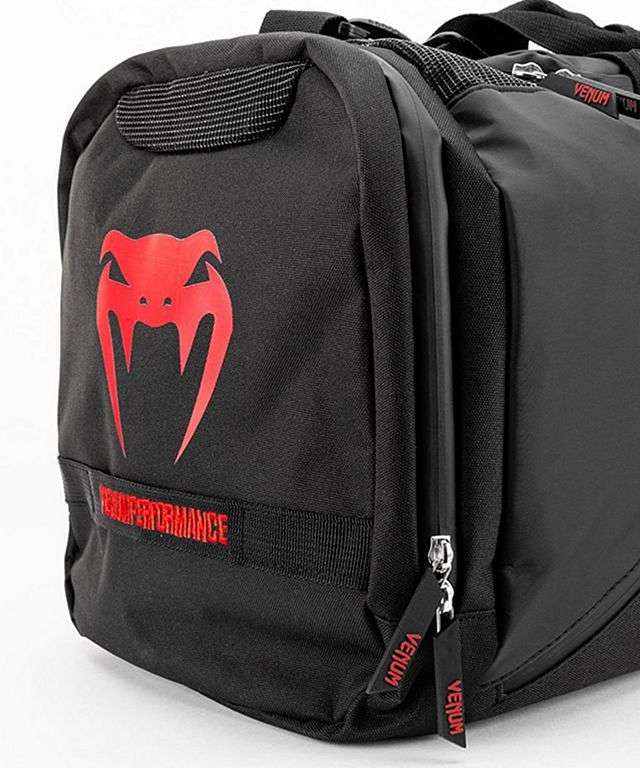 Venum Trainer Lite Evo Sports Bags Negro-Rojo (3)