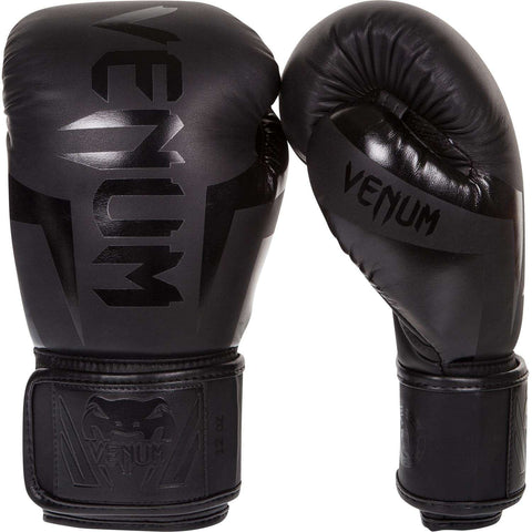 Venum guantes de boxeo Elite black mate