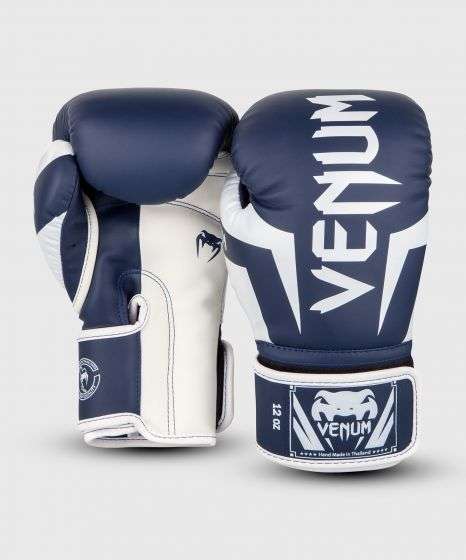 Guantes Venum Elite navy blanco