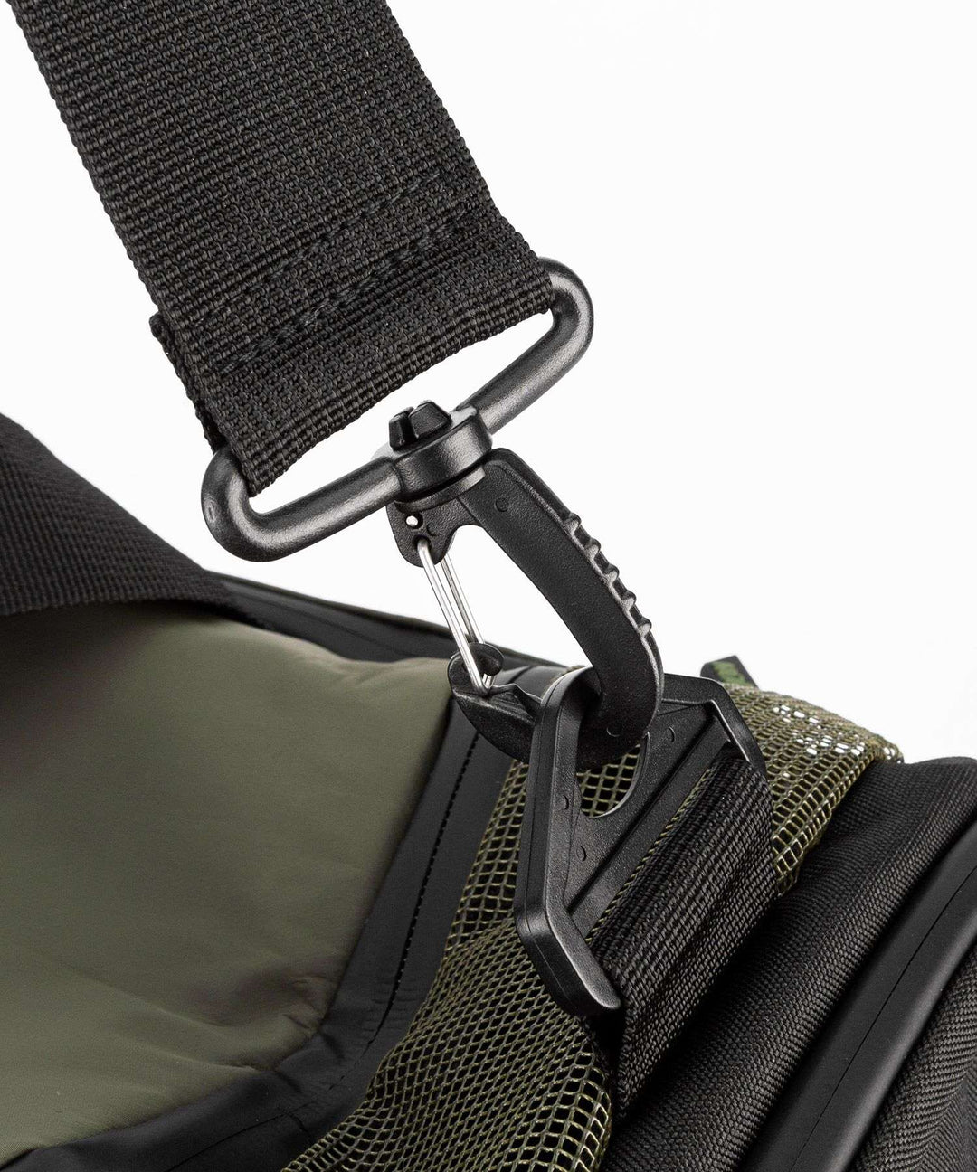 Bolsa deportiva Venum trainer lite evo (khaki/negra)6