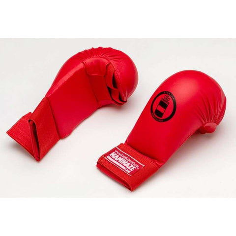 Guantillas karate Kamikaze rojas sin pulgar