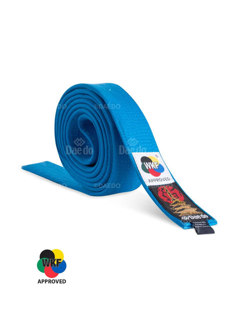 Cinturon karate kata Daedo WKF azul