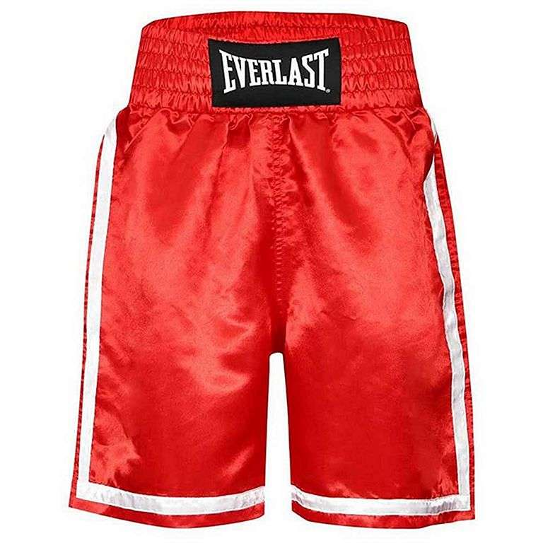 Pantalón de boxeo Everlast competition rojos
