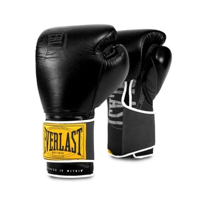 Guantes boxeo Everlast 1910 class training negro