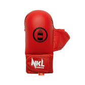 Guantillas Karate NKL Roja con Pulgar