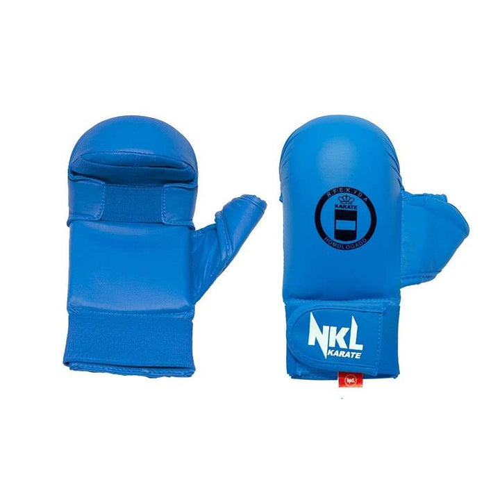 Guantillas karate NKL azul pulgar 3