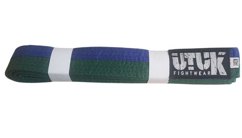 Cinturón artes marciales Utuk verde azul