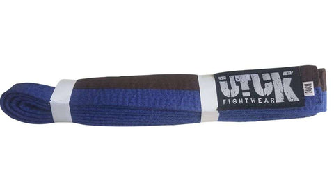 Cinturón artes marciales Utuk azul marrón