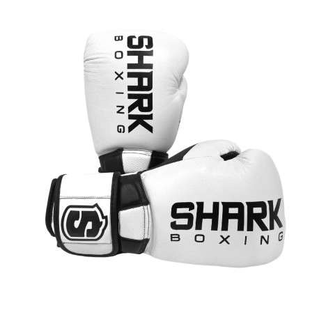 Guantes boxeo Shark megalodon2.0 blanco