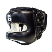 Casco muay thai Shark iron man negro