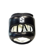 Casco muay thai Shark iron man negro