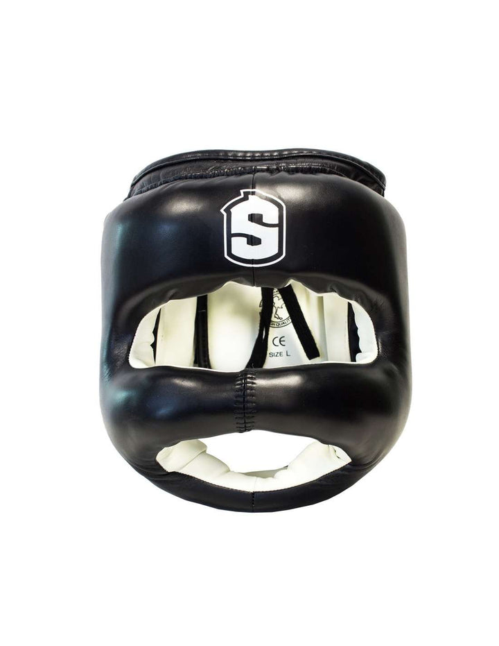 Casco muay thai Shark iron man (negro)3