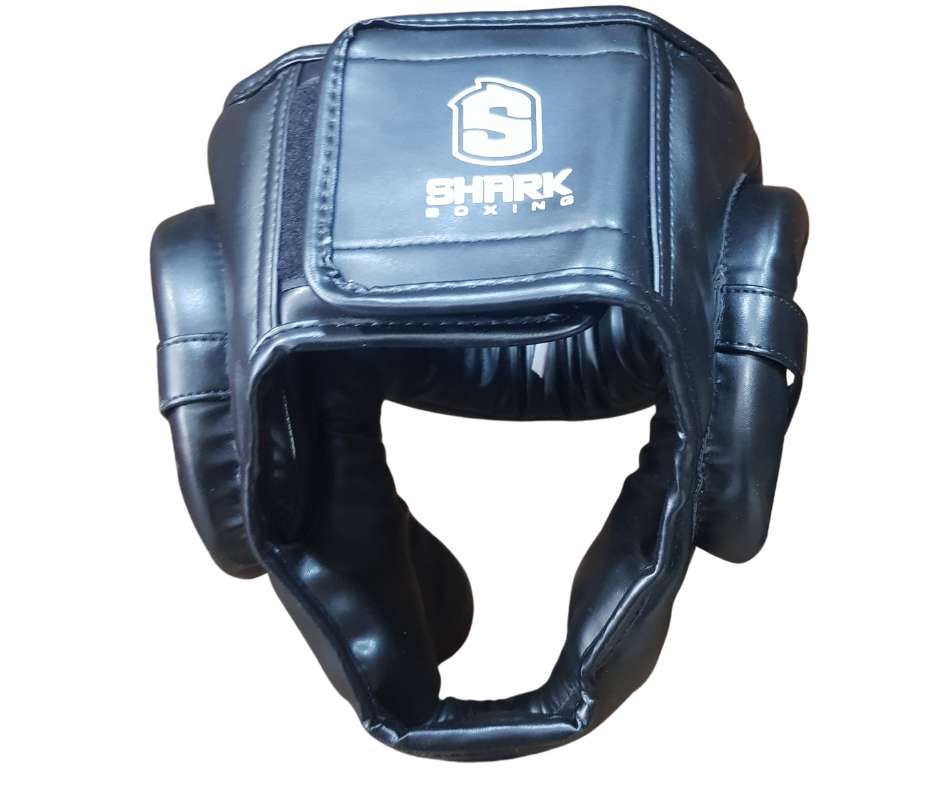 Casco muay thai Shark guell (negro)1
