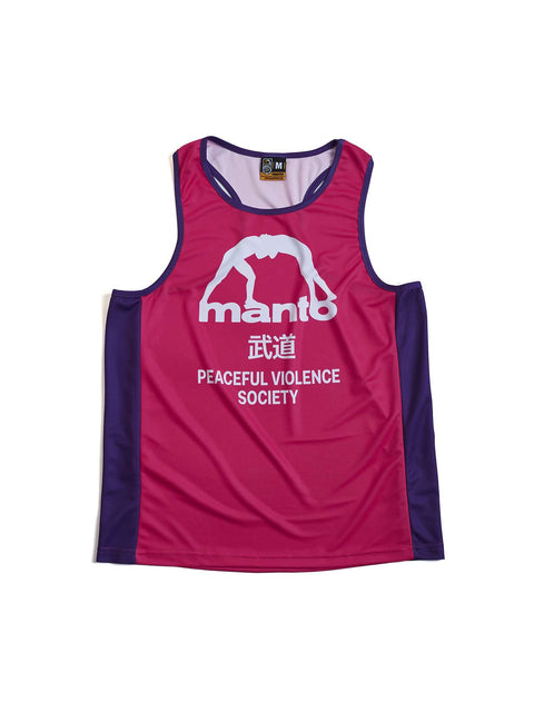 Camiseta tank top Manto society pink