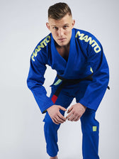 Kimono BJJ Manto X4 azul