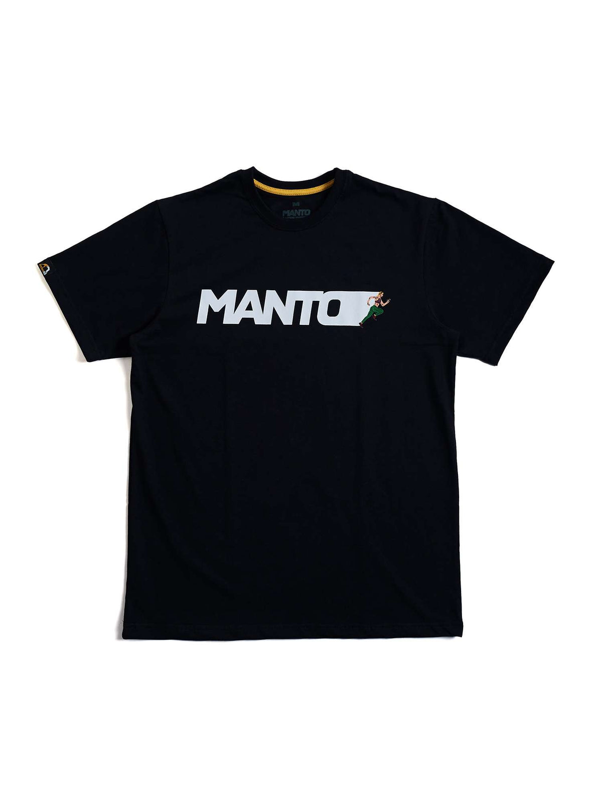 Camiseta entrenamiento Manto run negra