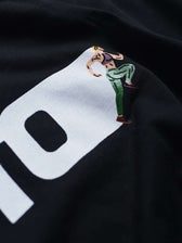 Camiseta entrenamiento Manto run negra