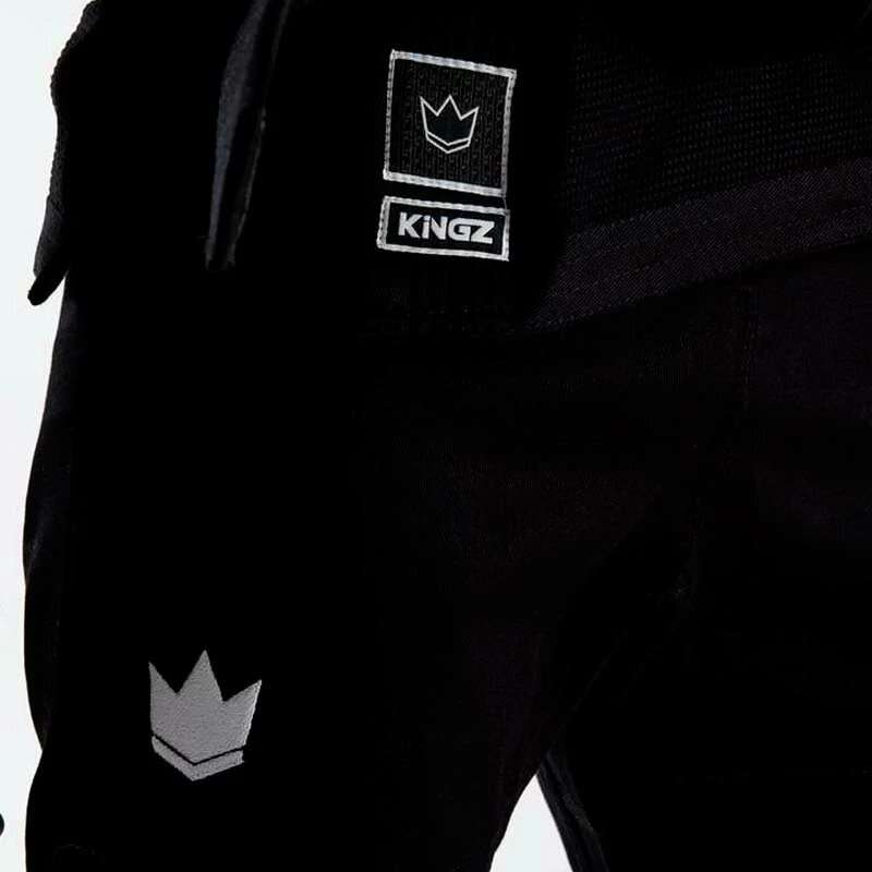 Gi BJJ Kingz the one + cinturón blanco (negro) 6