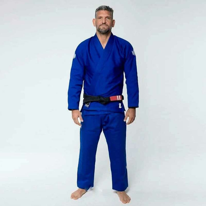 Kimono BJJ Kingz the one + cinturón blanco (azul) 3