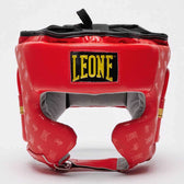 Casco boxeo Leone DNA CS445 rojo