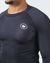 Rashguard Kingz kore V2 negra mangas largas