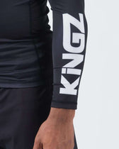 Rashguard Kingz kore V2 negra mangas largas
