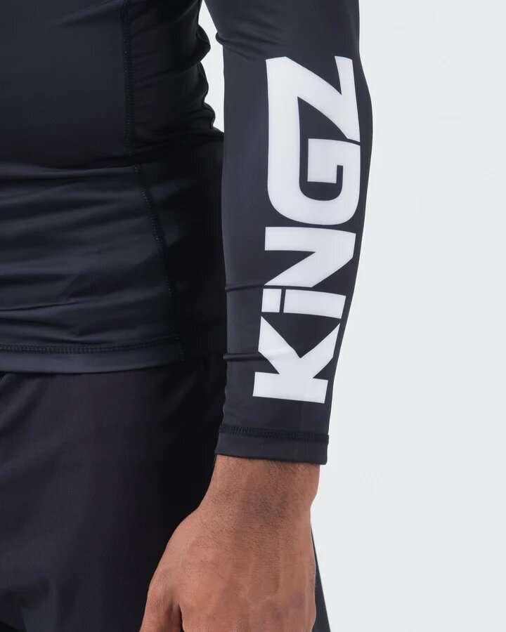 Rashguard Kingz kore V2 (negra) mangas largas 6