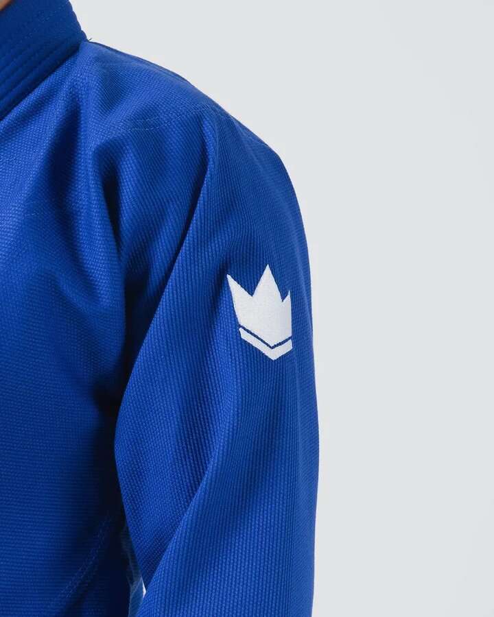Kimono BJJ Kingz kore V2 + cinturón blanco (azul) 4