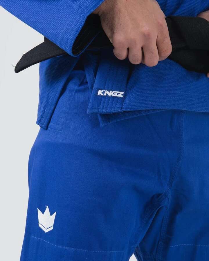 Kimono BJJ Kingz kore V2 + cinturón blanco (azul) 7