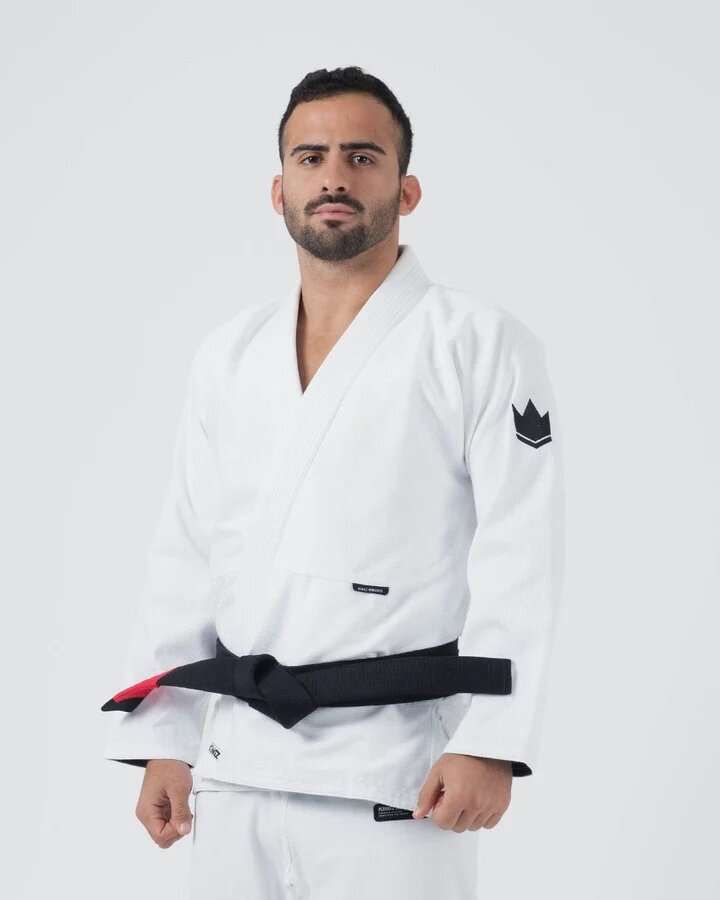 Kimono BJJ kingz kore V2 + cinturón blanco (blanco) 1