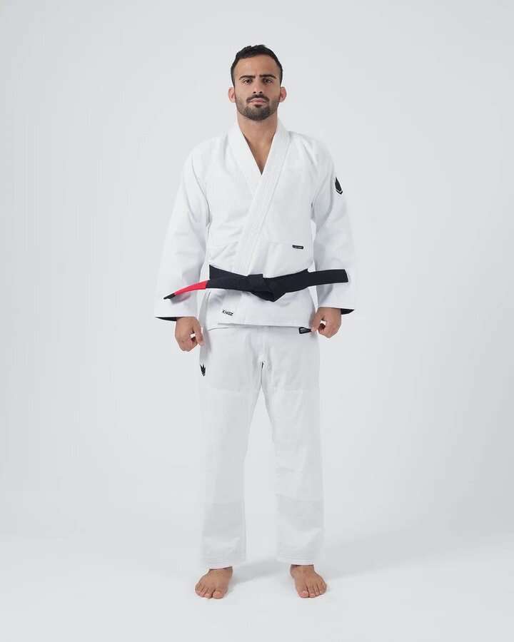 Kimono BJJ kingz kore V2 + cinturón blanco (blanco) 2