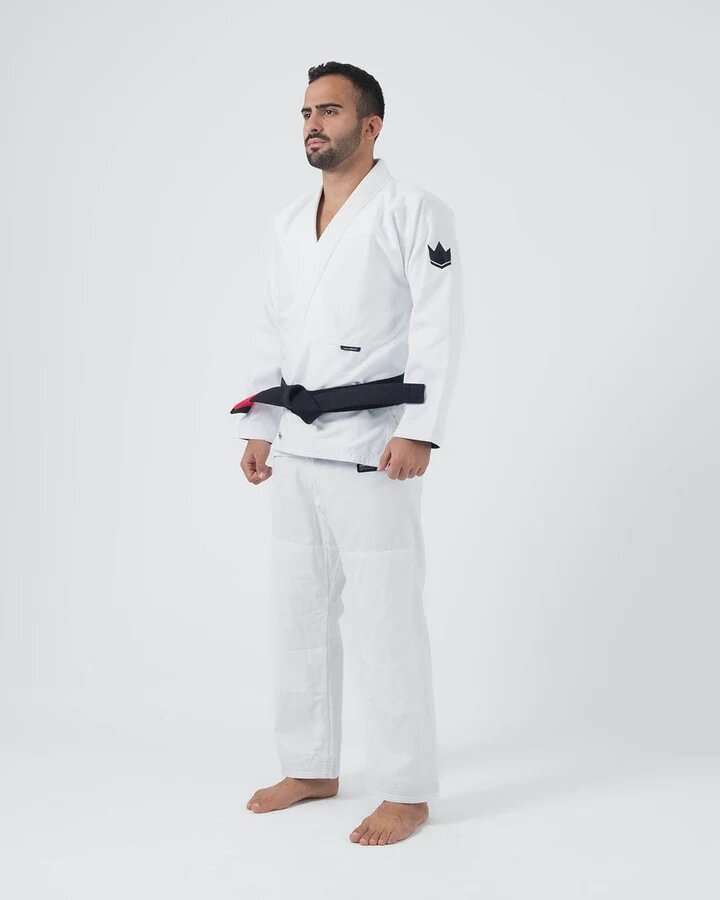 Kimono BJJ kingz kore V2 + cinturón blanco (blanco) 3