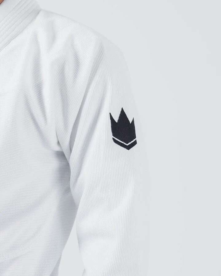 Kimono BJJ kingz kore V2 + cinturón blanco (blanco) 5