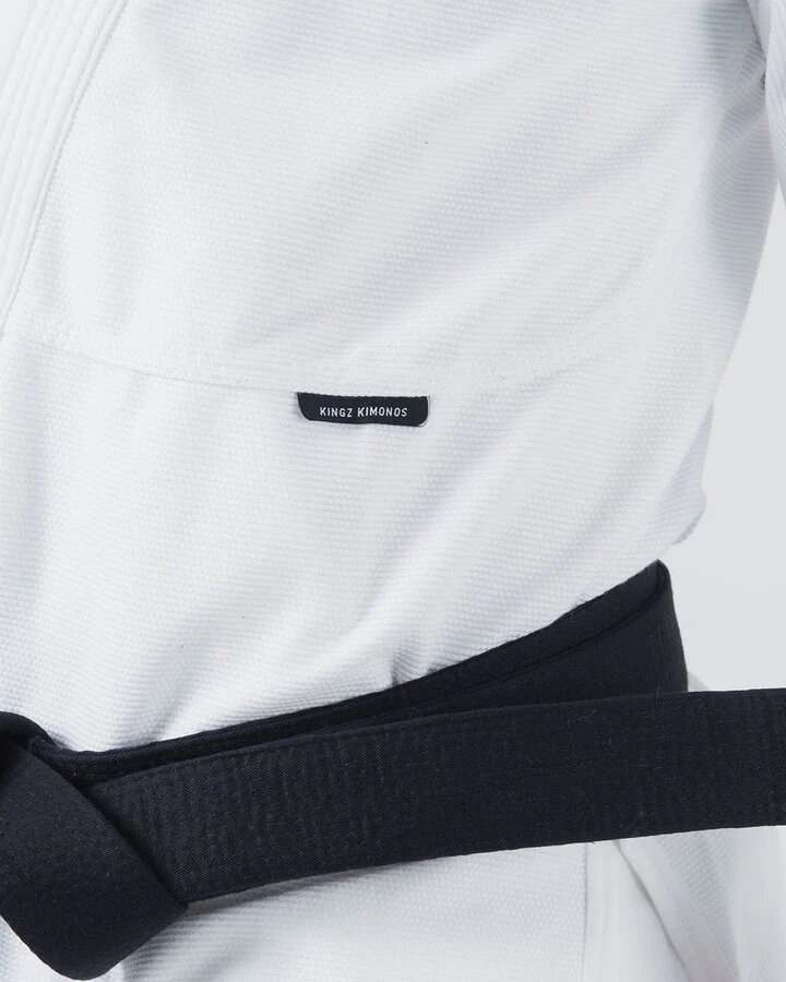 Kimono BJJ kingz kore V2 + cinturón blanco (blanco) 6