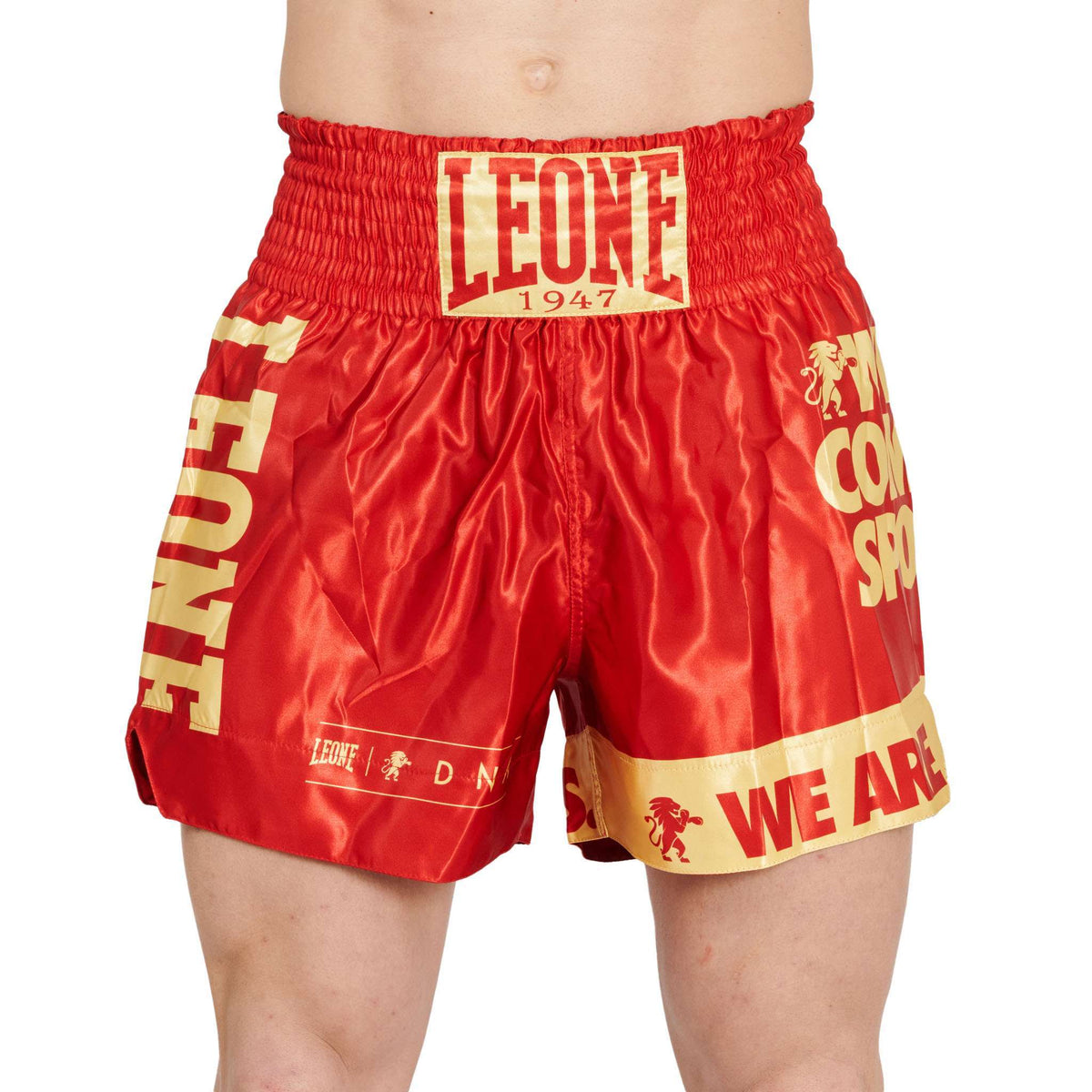 Pantalón muay thai Leone AB966 rojo