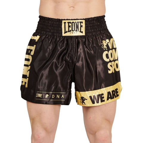 Pantalón muay thai Leone AB966 negro