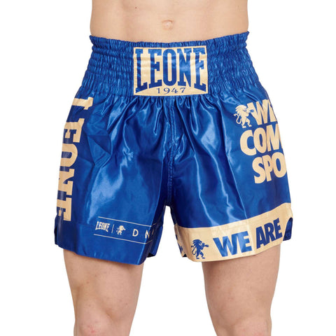 Pantalón muay thai Leone AB966 azul