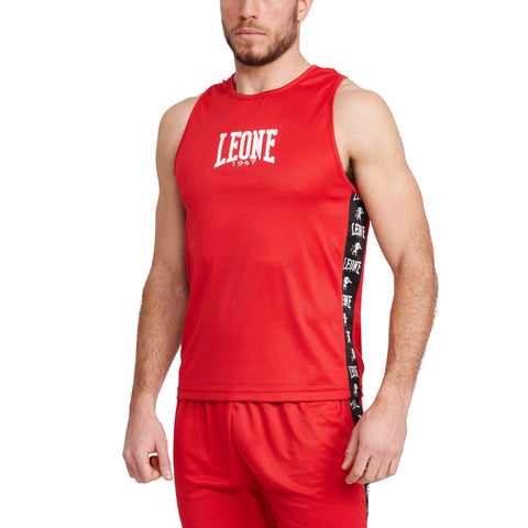 Camiseta tirantes Leone Ambassador AB218 roja